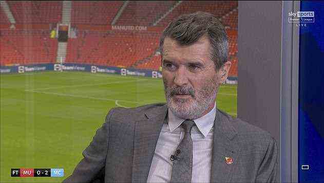 Keane war in Old Trafford für die Facharbeit von Sky Sports und war wütend auf die Mannschaft von United