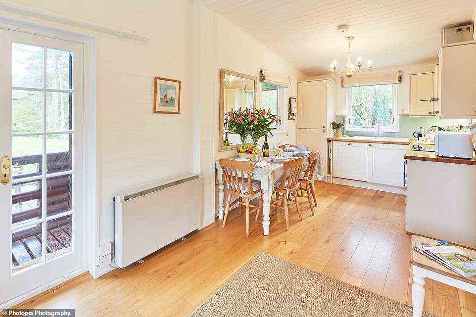 The cabin is 'bright, spacious and well-appointed, so you get the best of the modern world mixed with the nostalgia of summers past'