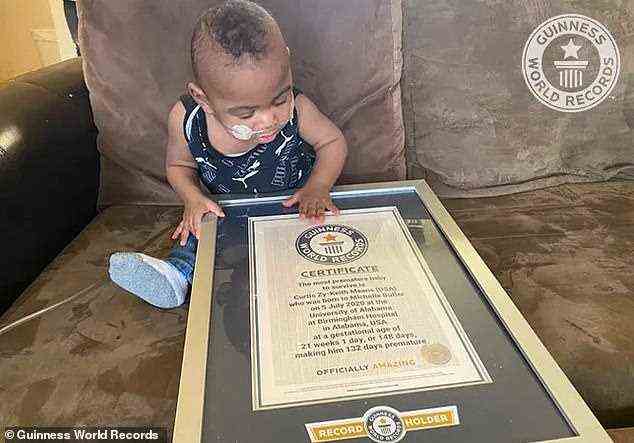 Das Guinness-Buch der Rekorde hat Means im November als das frühste Baby anerkannt, das jemals überlebt hat