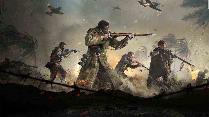 Promotional art of squad in Call of Duty: Vanguard.