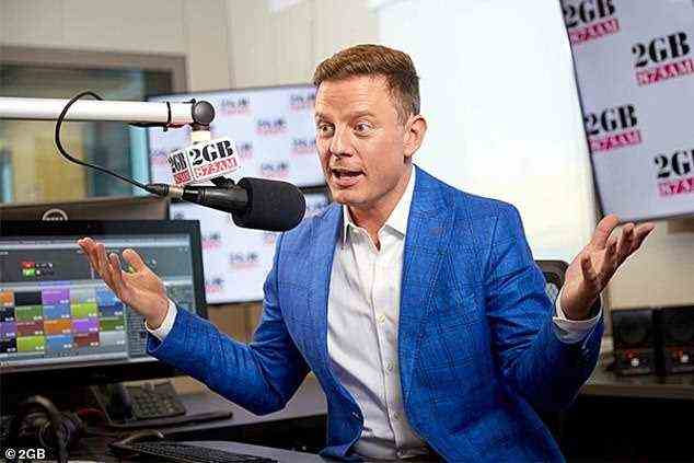 Shock claims: Ben Fordham later lashed out at the Triple M star on his 2GB radio show, telling his listeners: 'I know Lawrence, he's not a bad person, but he's had a shocker here'