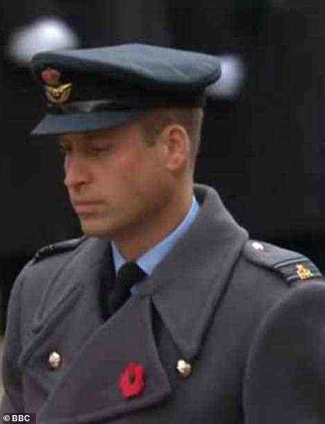 Prinz William nimmt heute Morgen an der Gedenkveranstaltung am Sonntag teil