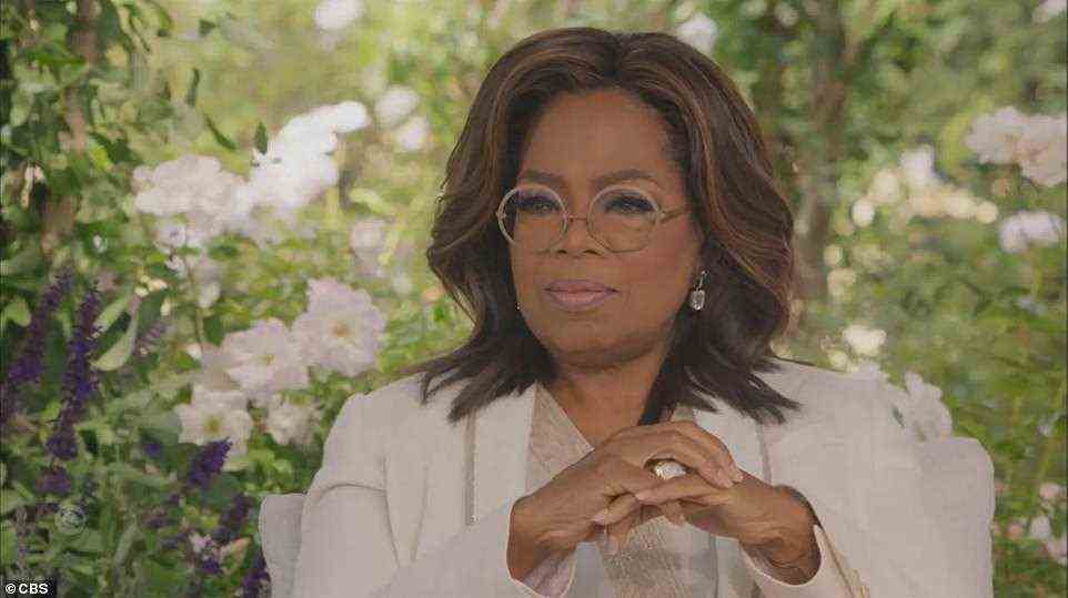 Moment: Oprah asked about a moment where her son, at six years old, asked her, 'Why don't you love Daddy anymore?'