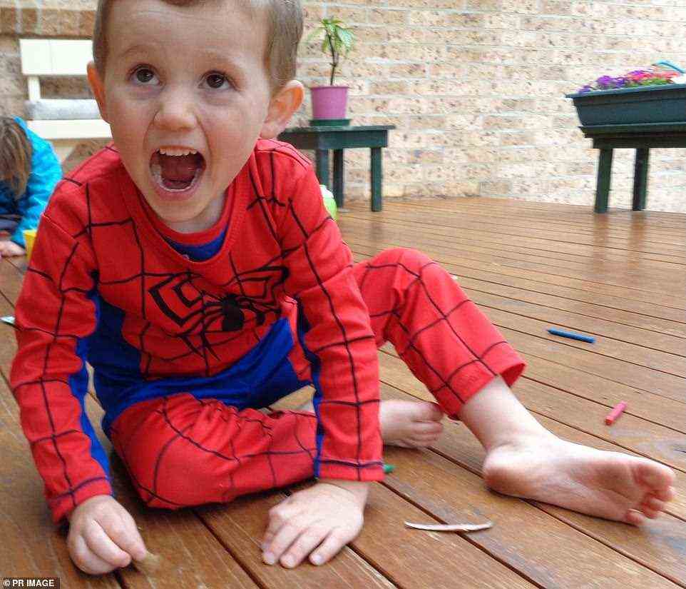William was wearing his Spider-Man costume on the morning he mysteriously vanished while playing in the yard of his foster grandmother's house in September 2014