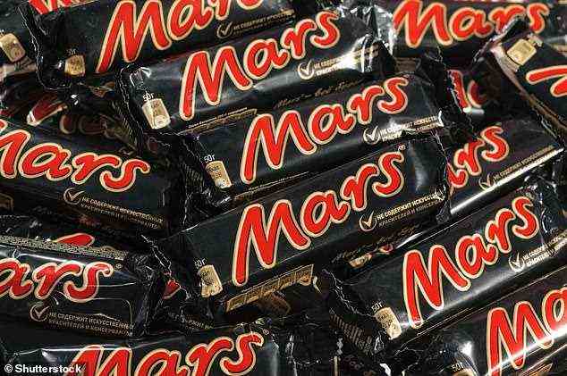 Mars gab an, im Jahr 2020 keine recycelten Kunststoffverpackungen verwendet zu haben, trotz des Ziels, bis 2025 Verpackungen mit 30 Prozent Recyclinganteil zu haben