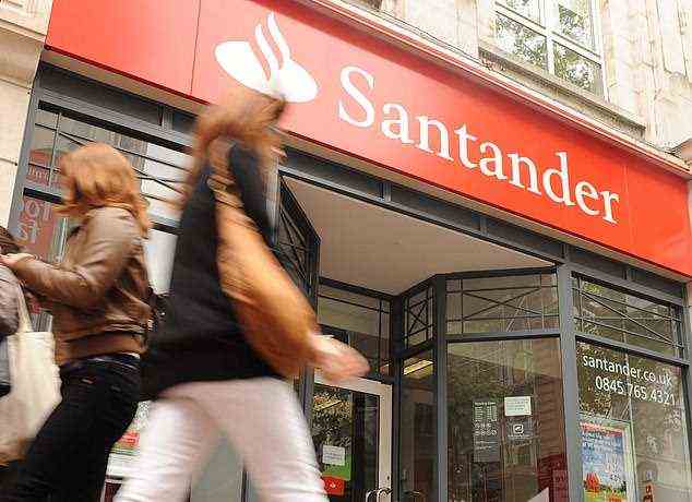 Options: Santander says it asks its customers what they want to do in the branch to decide how to best help them