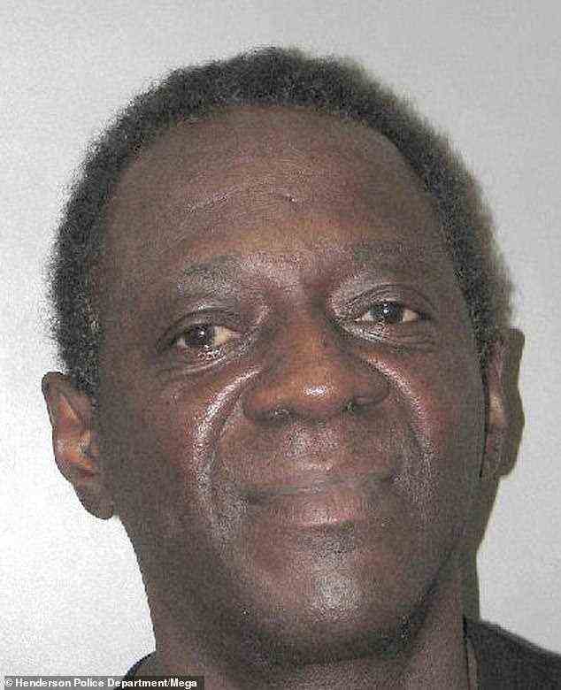 Tough times: The group hanging out with Flav comes at an interesting time as last month the hype man - real name William Jonathan Drayton Jr. - was booked for a misdemeanor charge of domestic battery on Tuesday, October 5 by Henderson PD according to law enforcement sources for TMZ last month; his recent mugshot is shown