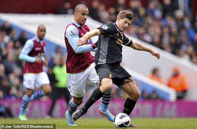 Gerrard hat gegen Villa mehr Tore erzielt als jede andere Mannschaft in seiner Spielerkarriere