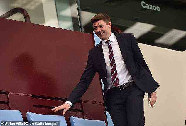 Ex-Rangers-Manager Gerrard schwor, zu versuchen, den Villa-Fans Champagner-Fußball zu liefern
