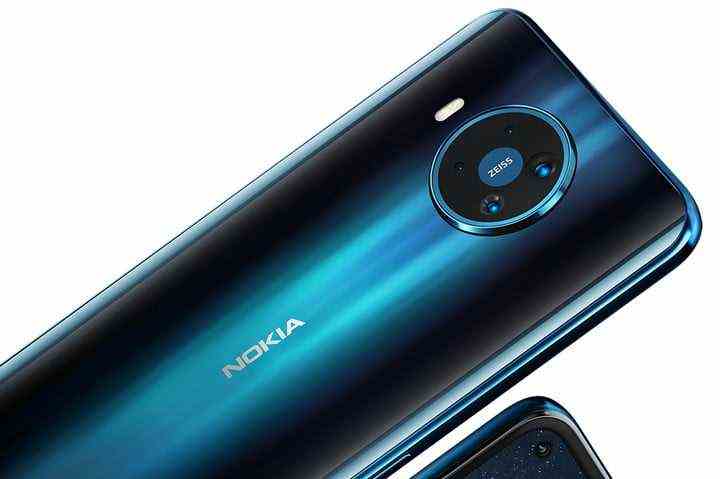 Backside of Nokia 8.3 5G.
