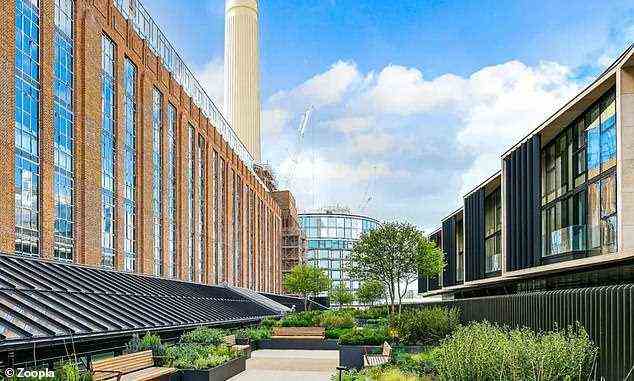 Diese zum Verkauf stehende Studiowohnung ist Teil des legendären Battersea Power Station und kann über den Immobilienmakler MCB Real Estate für 1.075.000 £ gekauft werden