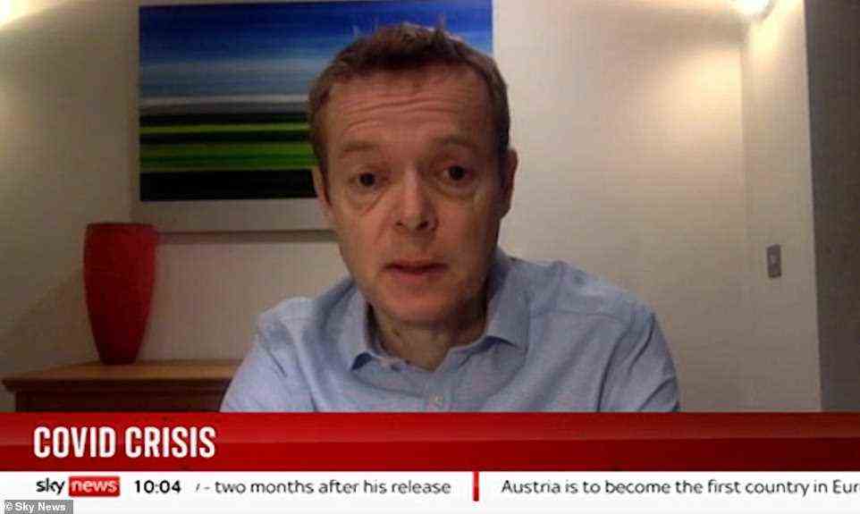 Professor John Edmunds told Sky News this morning that the situation in Europe should act as a warning to the UK