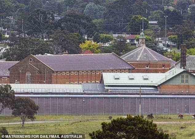 Supermax, within the Goulburn Correctional Centre (above), is Australia's most secure jail, housing convicted terrorists, mass killer and organised crime kingpins