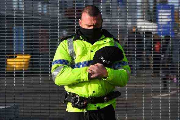 Stock Bild von Polizei Schottland