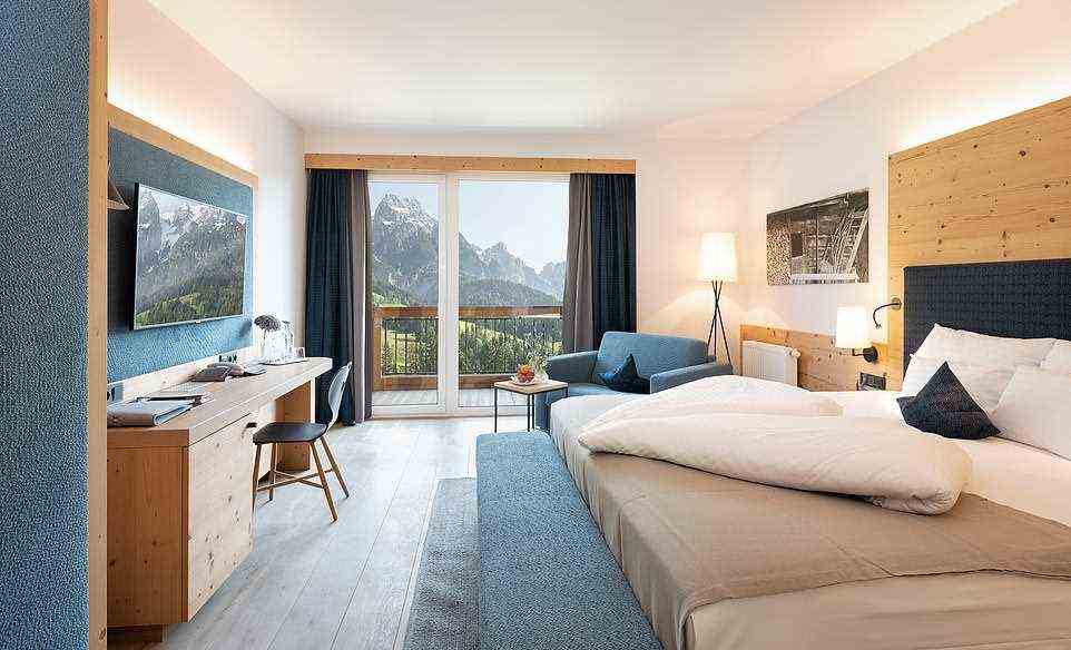 Die atemberaubende Leoganger Bergwelt bildet eine idyllische Kulisse für das Leben im Hotel