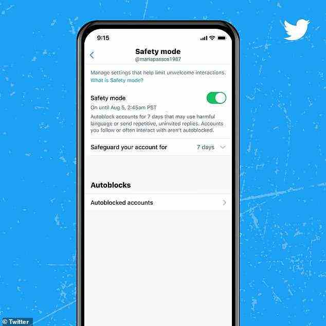 Twitter testet einen Sicherheitsmodus, der automatisch Nachrichten herausfiltert, deren KI-Flags wahrscheinlich Hassreden enthalten