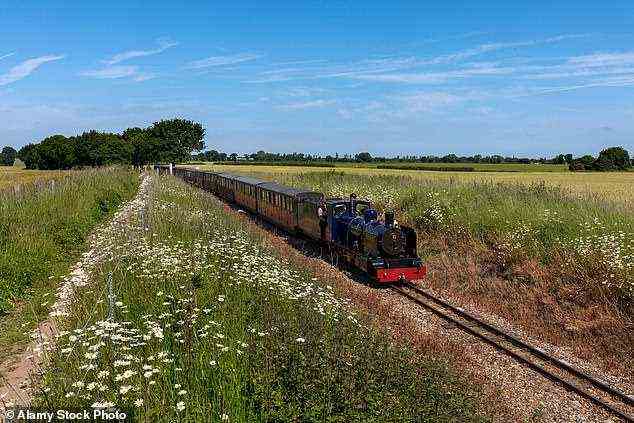 Landschaftlich: Genießen Sie eine Fahrt mit der Bure Valley Railway