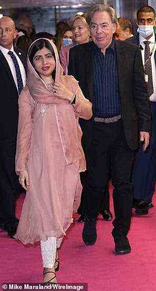 Die heutige Gala-Aufführung von Cinderella wurde organisiert, um den Malala Fund zu unterstützen