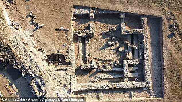 Der Fund wurde bei Ausgrabungen einer befestigten Struktur in der antiken Stadt Hadrianopolis in Paphlagonien (im Bild) in der Nähe des heutigen Eskipazar in der Provinz Karabük gemacht