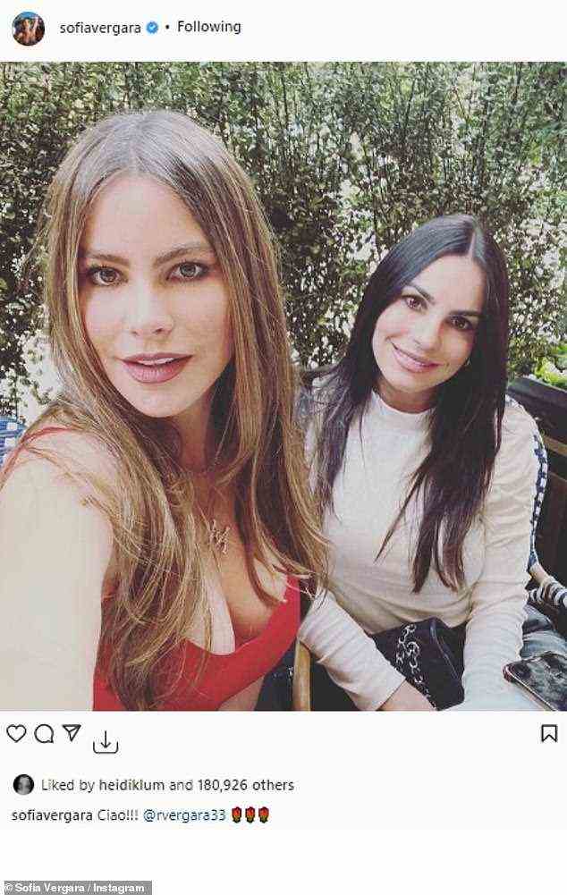 Treffen: Ein Instagram von diesem Tag würde zeigen, wie Sofia sich mit Schwester Rosa trifft