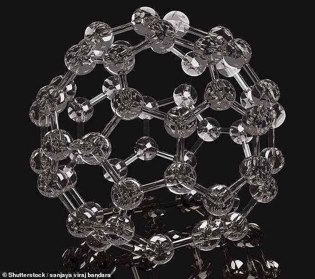 Aufgrund seines extrem hohen Schmelzpunkts von sage und schreibe 4.027 °C (7280 °F) ist es unmöglich, Diamant als Ausgangspunkt für die Herstellung von diamantähnlichem Glas zu verwenden.  Stattdessen wandte sich das Team Buckminsterfulleren zu, einer Form von Kohlenstoff, die aus 60 Atomen besteht, die in einer hohlen Struktur angeordnet sind, die einem Fußball ähnelt, was ihr den populären Namen 