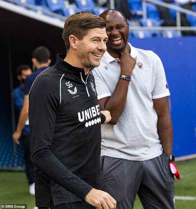 Gerrard und Vieira werden sich an der Seitenlinie wiedervereinen, wenn Aston Villa gegen Crystal Palace antritt