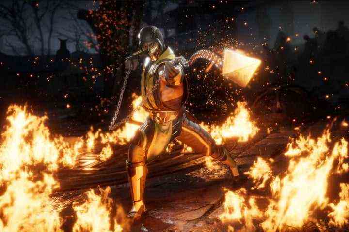 Skorpion in Mortal Kombat 11.