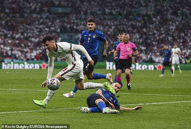 Der 22-jährige Mittelfeldspieler half England im Juli, das Finale der Euro 2020 in Wembley zu erreichen