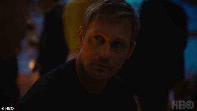 Debut: Sunday night's episode also marks the debut of a new character, Lukas Matsson, played by Alexander Skarsgard