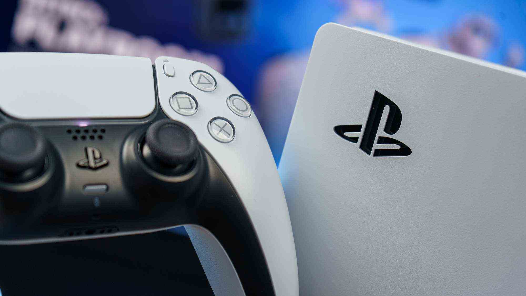 Sony PS5 mit PlayStation DualSense-Controller