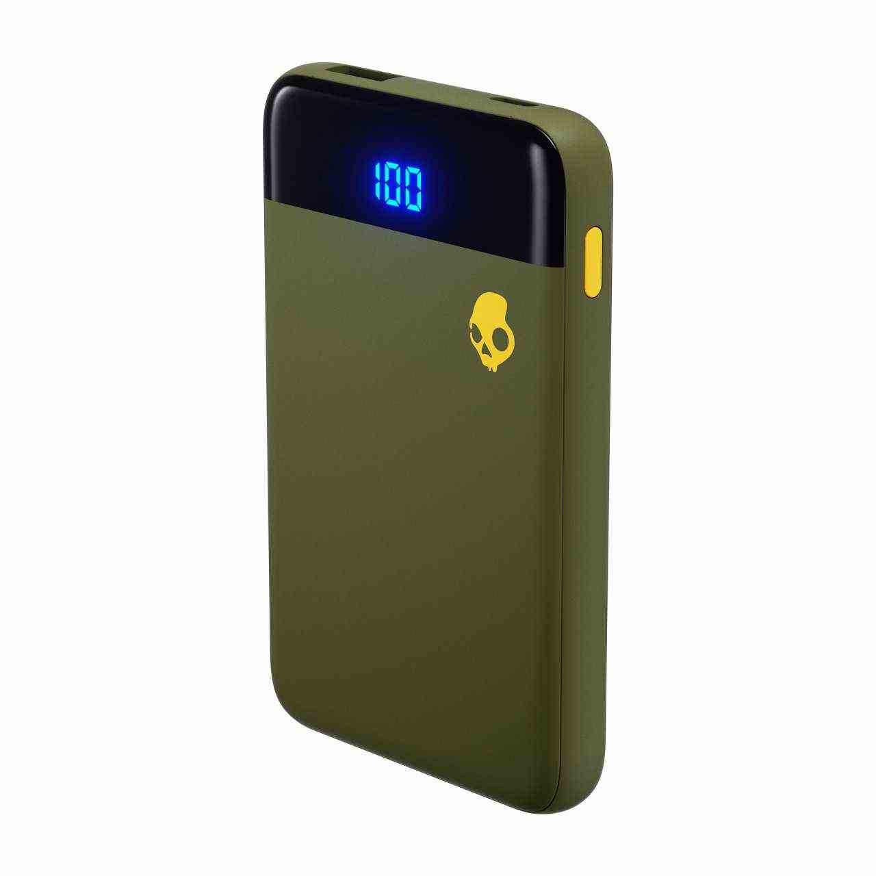 Skullcandy Stash Mini Portable Battery Pack auf weißem Hintergrund