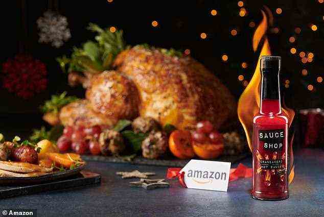 Die Sauce Shop Cranbanero Hot Sauce ist exklusiv bei Amazon und wird dem Weihnachtstisch mit Sicherheit etwas Schwung verleihen
