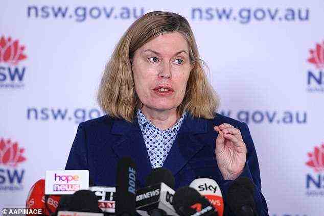 Former NSW Premier Gladys Berejiklian signed off a two tier Sydney lockdown against the advice of top doctor Kerry Chant (pictured), bombshell new emails have revealed