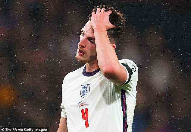 Declan Rice musste wegen Krankheit seinen Dienst in England für die WM-Qualifikation aufgeben