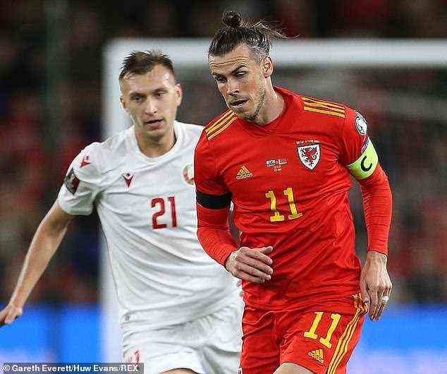Gareth Bale spielte beim 5:1-Sieg nur 45 Minuten für Wales gegen Weißrussland