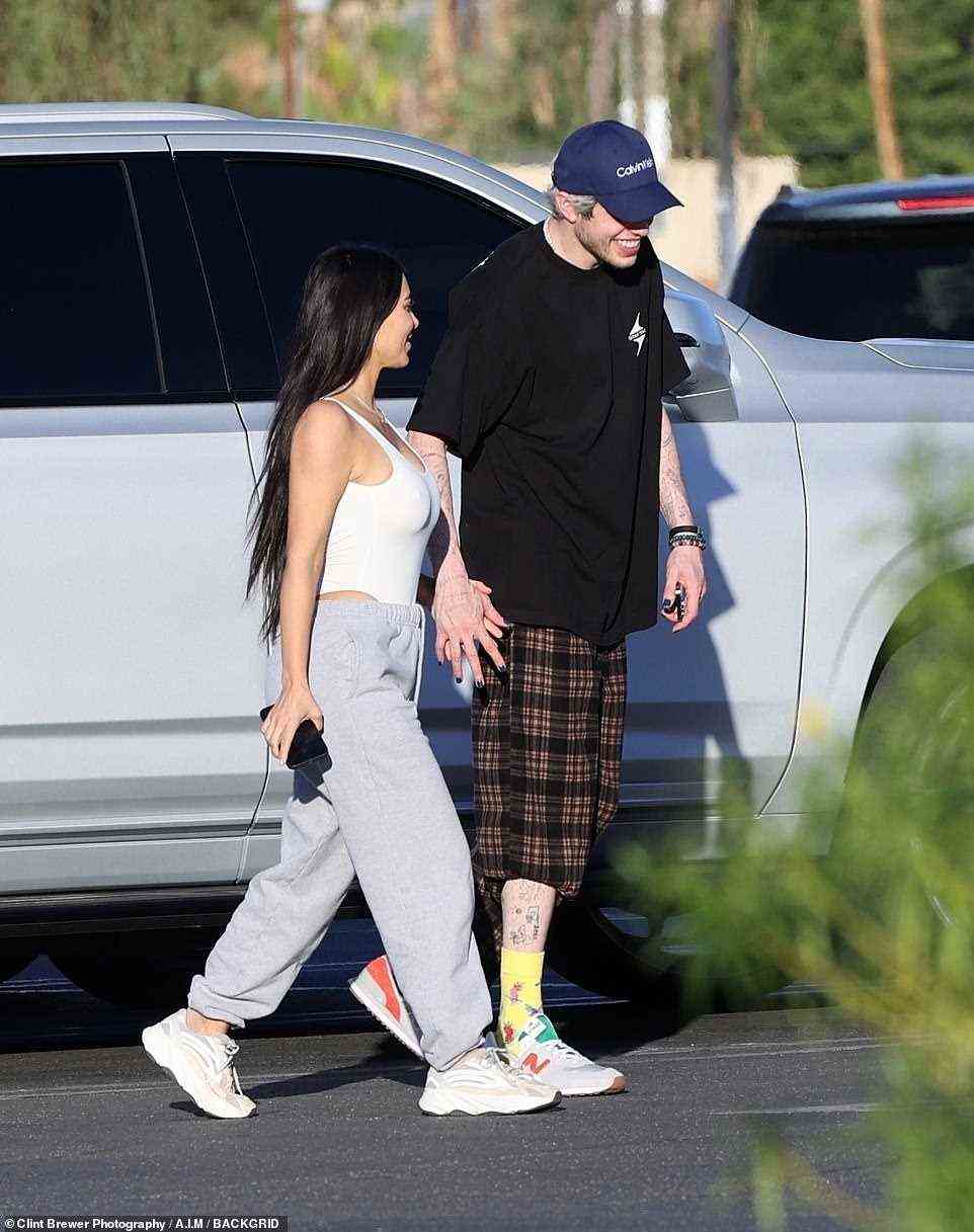 EXCLUSIVE: Kim Kardashian and Pete Davidson's romance is officially on! New couple caught holding hands on Wednesday as mom-of-four rebounds from Kanye West with SNL lothario known for his naughty reputation
