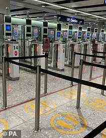 Closed eGates at Heathrow on October 6 as issues continue