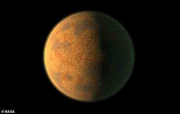 „Eierschalenplaneten“ sind felsige Welten, die eine ultradünne äußere spröde Schicht und wenig bis keine Topographie aufweisen.  Abgebildet ist eine künstlerische Darstellung eines solchen Exoplaneten