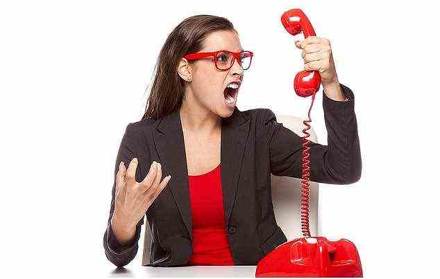 On hold: Call wait times have gone through the roof, with customers left exasperated by endless automated messages