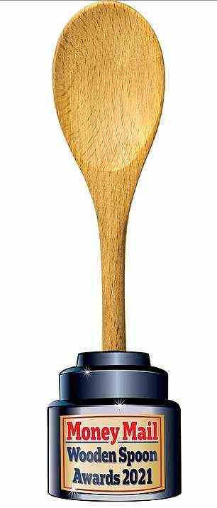 Booby prize: The trophy big bosses fear will be awarded to one of our ten nominees