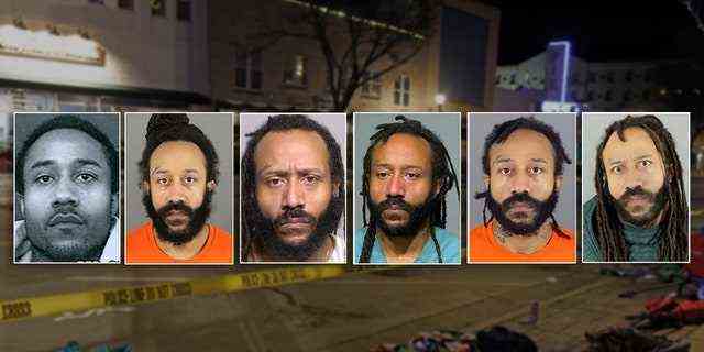 Fahndungsfotos von Darrell Brooks aus verschiedenen Verhaftungen im Laufe der Jahre.