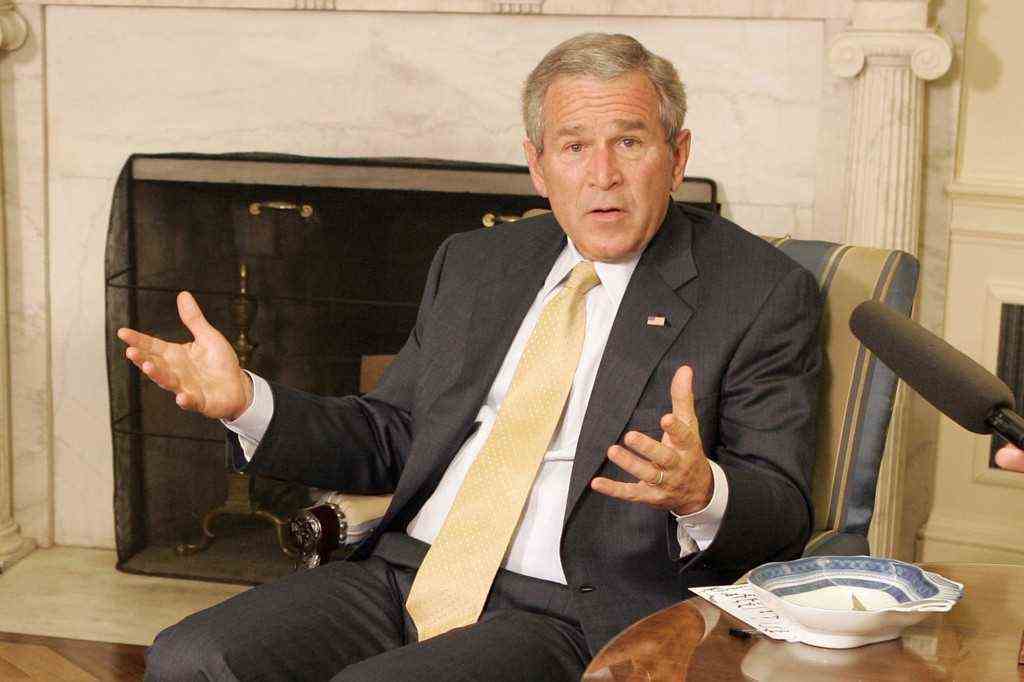 Präsident George W. Bush