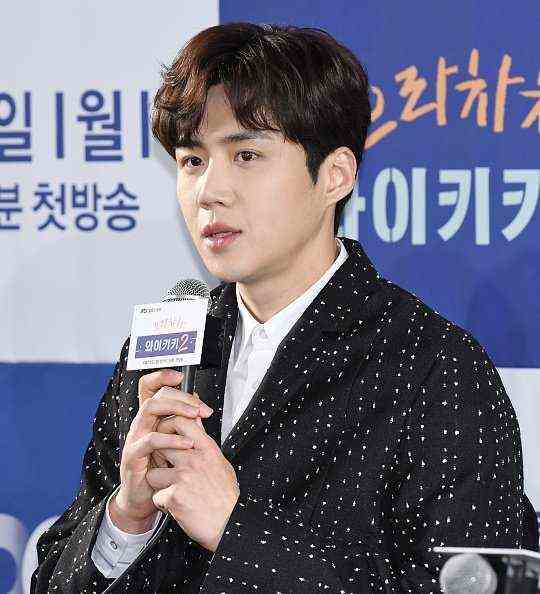 SEOUL, SÜDKOREA - 25. März: Schauspieler Kim Seon-Ho während der Pressekonferenz des JTBC-Dramas 