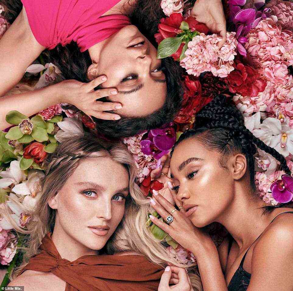 Fan favourite: Little Mix marked ten years of 'friendship and sisterhood' with their new single Between Us, released last month