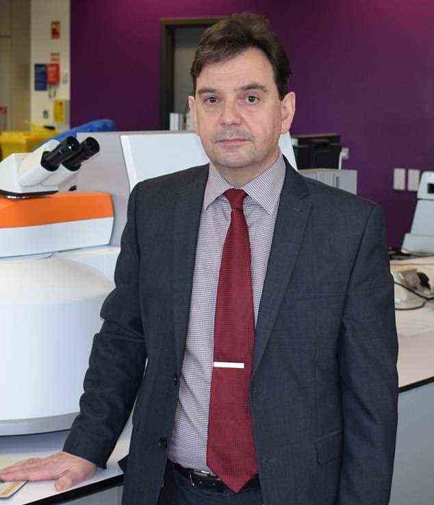 John Cassella (pictured) is a professor of forensic science at Institute of Technology in Sligo, Ireland. He told MailOnline that 'criminals must be just rubbing their hands with glee' because of the UK's failure to set up a body farm and help murder cases with new research