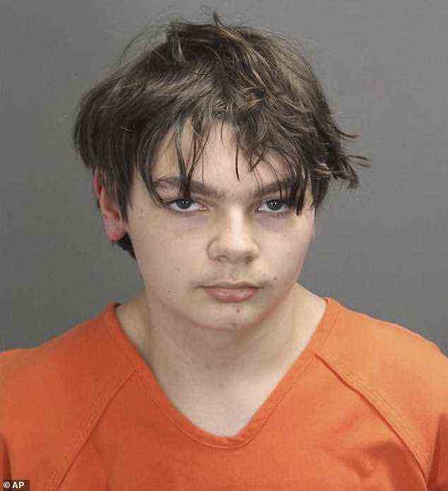 Ethan Crumbley, 15, ist auf seinem Buchungsfoto zu sehen, das vom Sheriff-Büro von Oakland County veröffentlicht wurde