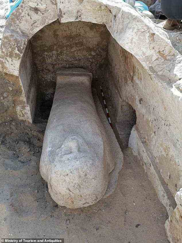 Die Überreste der Frau sind jedoch in keinem guten Zustand und es gibt Anzeichen dafür, dass ihr Grab von Grabräubern geöffnet wurde