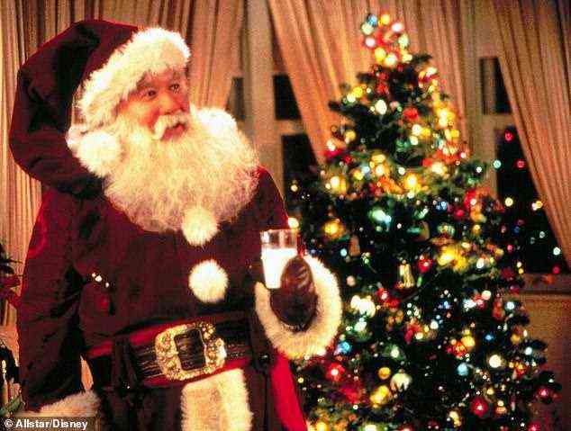 The Santa Clause is a fun and heartwarming tale from 1994 starring Tim Allen, pictured, but some viewers have called out the movie for a racist joke about the Asian community