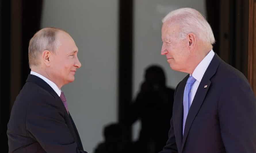 Wladimir Putin und Joe Biden im Juni in Genf, Schweiz.