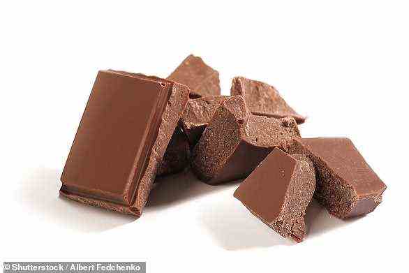 Seit Jahren wird uns gesagt, dass dunkle Schokolade besser für uns ist.  Aber Wissenschaftler haben gute Nachrichten – sie haben einen Weg gefunden, Milchschokolade gesünder zu machen (Dateifoto)